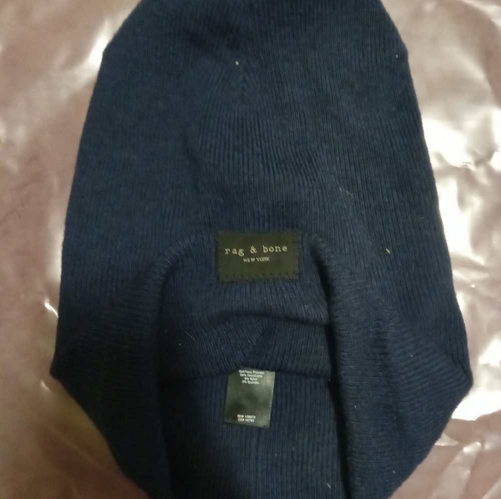 Rag & Bone blue beanie